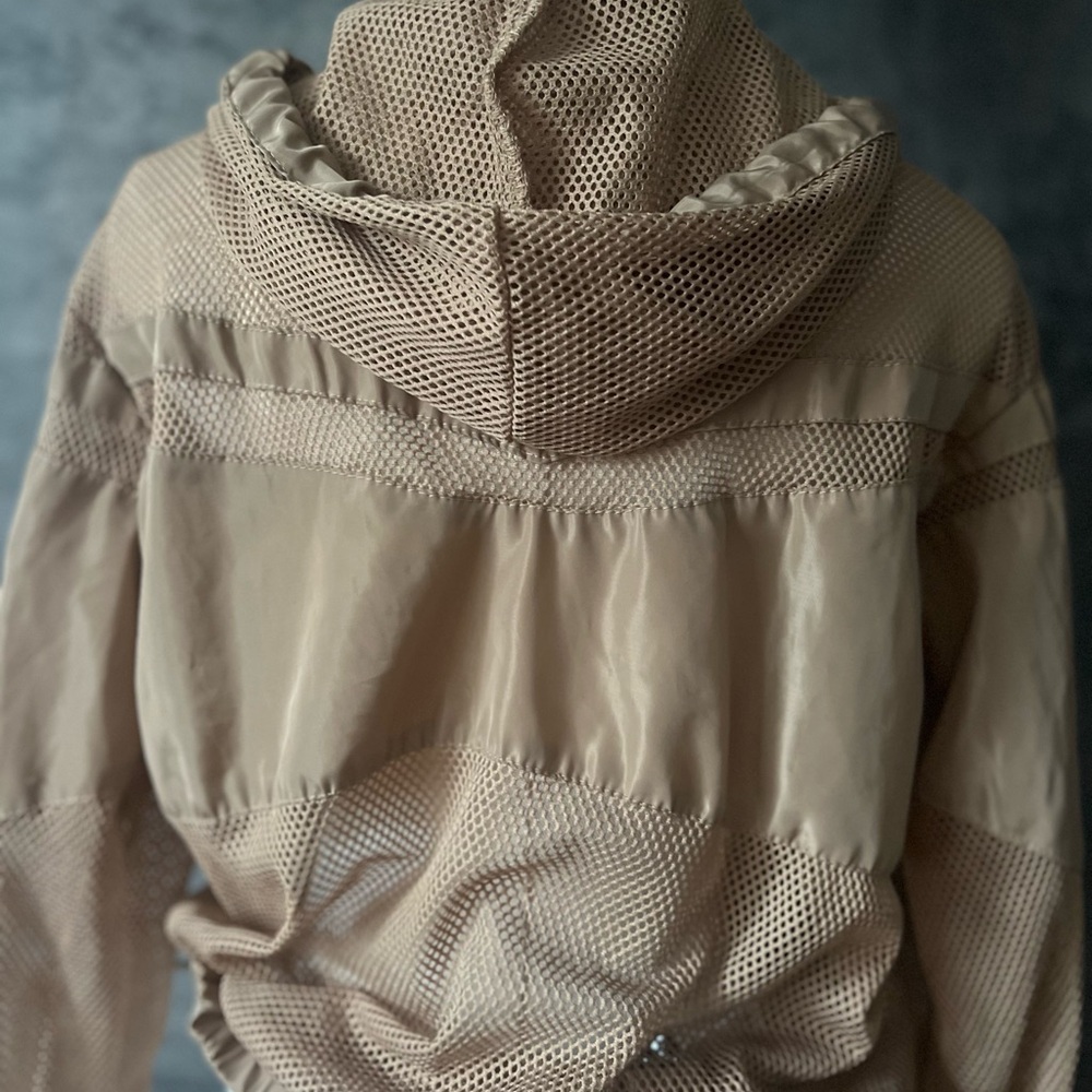 Tan Utility Jacket Lightweight Collared - image 7